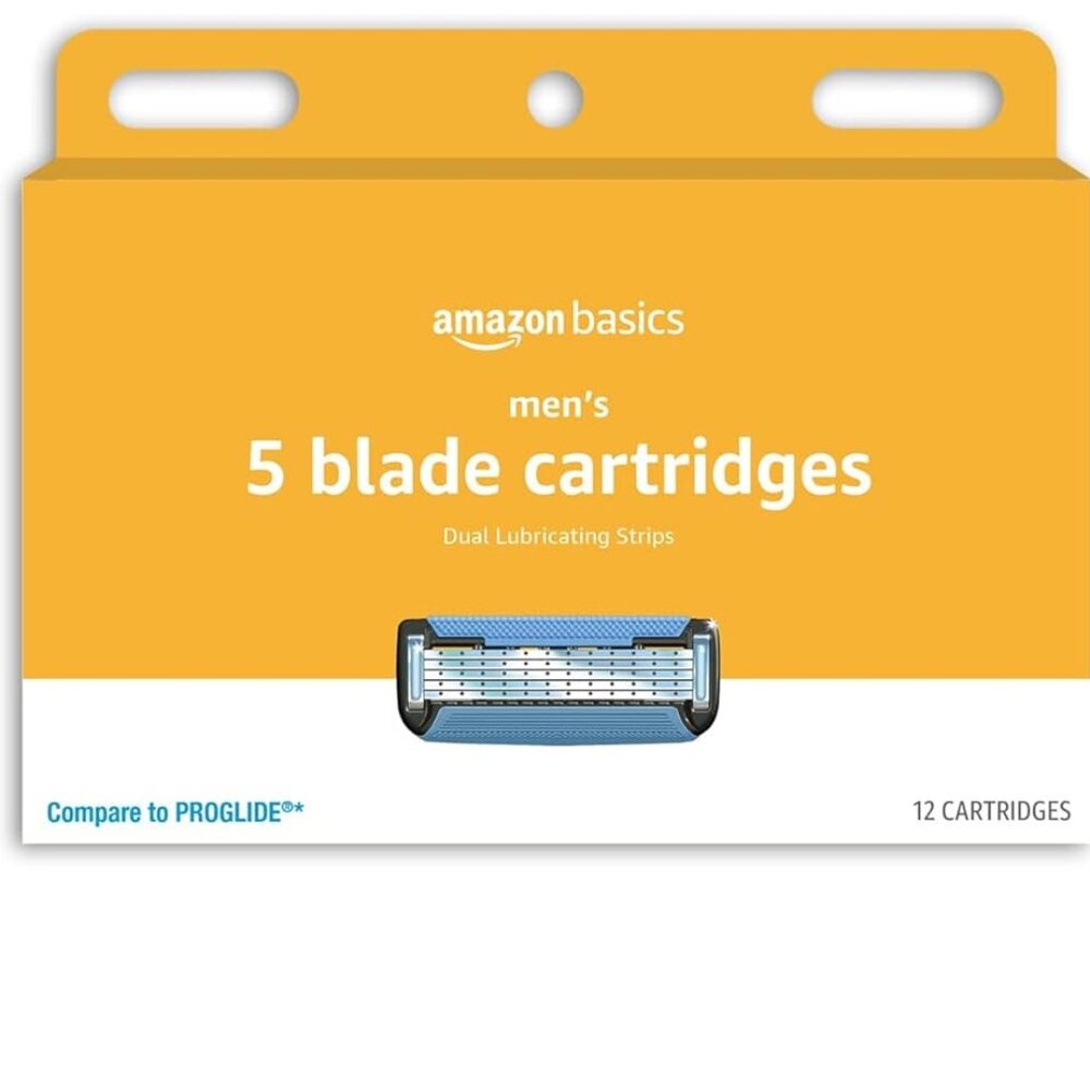 *$lash* New in Package 12 Pack Amazon Basics Razor Replacements